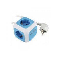 COMMEL Prenosiva utičnica 4xschuko 16A 250V+2xUSB 5V 2.1A  C234-161