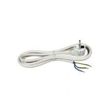 COMMEL Priključni Kabl 16A 250V 3500W, Beli, 3m H05VV-F 3G2,5 C0618