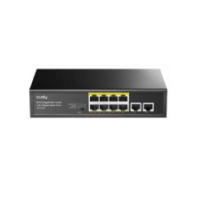 CUDY Cudy GS1010PS2 8-Port Gigabit PoE+ Switch with 2 Gigabit Uplink ports and 2 Gigabit SFP slot 120W