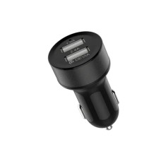 DEVIA Auto punjač Fast Smart, Dual USB, Micro, Crni