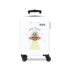 ENSO Dečiji kofer 50cm Enso Alien Space white ENSO Dečiji kofer 50cm Enso Alien Space white