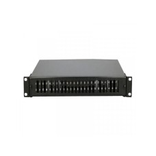 EXTRALINK Patch panel 24 Duplex SC/ 48 porta sa kasetom, bez modula, crni