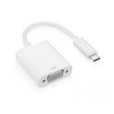 FAST ASIA Adapter-konvertor USB 3.1 tip C (M) - VGA (F) srebrni FAST ASIA Adapter-konvertor USB 3.1 tip C (M) - VGA (F) srebrni