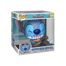 FUNKO POP! Jumbo: Stitch- w/Uke FUNKO POP! Jumbo: Stitch- w/Uke