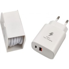 GEMBIRD Brzi punjac USB+Type C kon.+ kabl USB-C, 25W DC 5V/3A ili 9V/2,77A