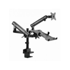 GEMBIRD MA DA3 02 Podesivi stoni drzac za monitor tilt, 17 32 max.2x8kg +nosac za laptop,full motion