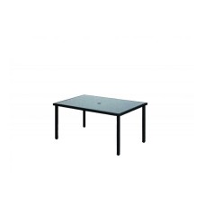 Green Bay ATLANTIC Baštenski sto od ratana crni Green Bay ATLANTIC Baštenski sto od ratana crni