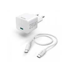 HAMA Mini Brzi Punjac Sa USB-C Kablom, PD, 25W, 1.5m Beli