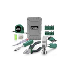 HOMEMATE Set ručnih alata 10-u-1 – prenosivi komplet, klešta, metar, šrafcigeri i torba za odlaganje