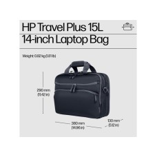 HP Travel Plus torba za laptop, 14 inča, plava (A2CE2AA)