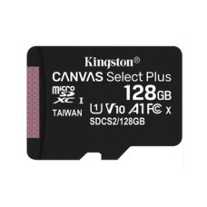 KINGSTON 128GB CANVAS PLUS V10 SDCS2/128GBSP Bez adaptera