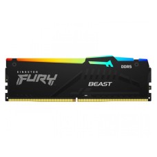 KINGSTON DIMM DDR5 16GB 6400MT/s KF564C32BBA-16 FURY Beast Black RGB XMP