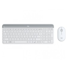 LOGITECH MK470 Wireless Desktop US bela tastatura + miš