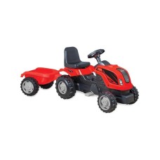 Milla Toys Traktor na pedale sa prikolicom crveni 88/10107