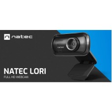 NATEC LORI, Web kamera, Full HD 1080p, Max. 30fps, crna (NKI-1671)