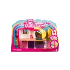 PERTINI Barbieland mini kuća sa žutim toboganom PERTINI Barbieland mini kuća sa žutim toboganom