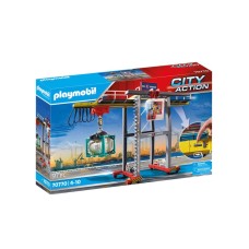 PERTINI Playmobil City Action Kran sa kontejnerom