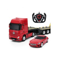 RASTAR SET MERCEDES ACTROS 1:26/MERCEDES GT 1:24 A017643 RASTAR SET MERCEDES ACTROS 1:26/MERCEDES GT 1:24 A017643