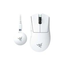 RAZER Razer DeathAdder V4 Pro - Wireless Esports Gaming Mouse - White Edition - EU Packaging RAZER Razer DeathAdder V4 Pro - Wireless Esports Gaming Mouse - White Edition - EU Packaging
