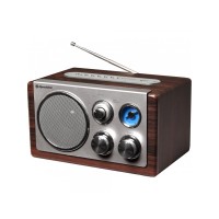 ROADSTAR RSHRA1345US - RETRO RADIO SA DRVENIM KUĆIŠTEM USB/SD
