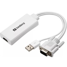 Sandberg Adapter konverter VGA + Audio - HDMI FHD 508-78