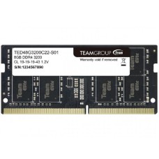 TEAM GROUP MEM SODIMM DDR4 8GB 3200MHz TED48G3200C22-S01