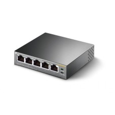 TP LINK Switch Gigabit 5x RJ45 10/100/1000Mbps (4x PoE port) 56W PoE napajanje metalno kuciste  (TL-SG1005P)