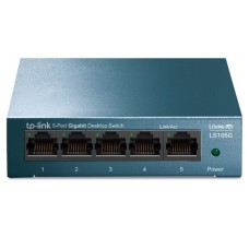 TP LINK Switch LS105G LiteWave Gigabit 5xRJ-45/10/100/1000Mbps/metalno kućište