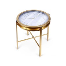 Vilde 569726 Round sto sa ugrađenim satom