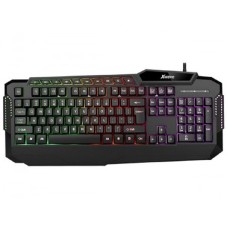 X WAVE Tastatura gejmerska multimedijalna sa RGB pozadinskim osvetljenjem crna,USA slova