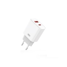 XO Brzi punjač USB-C 20W/USB-A 18W CE12