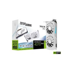 ZOTAC GAMING GeForce RTX 4070 SUPER TWIN EDGE OC WHITE Edition 12GB GDDR6X ZT-D40720Q-10M